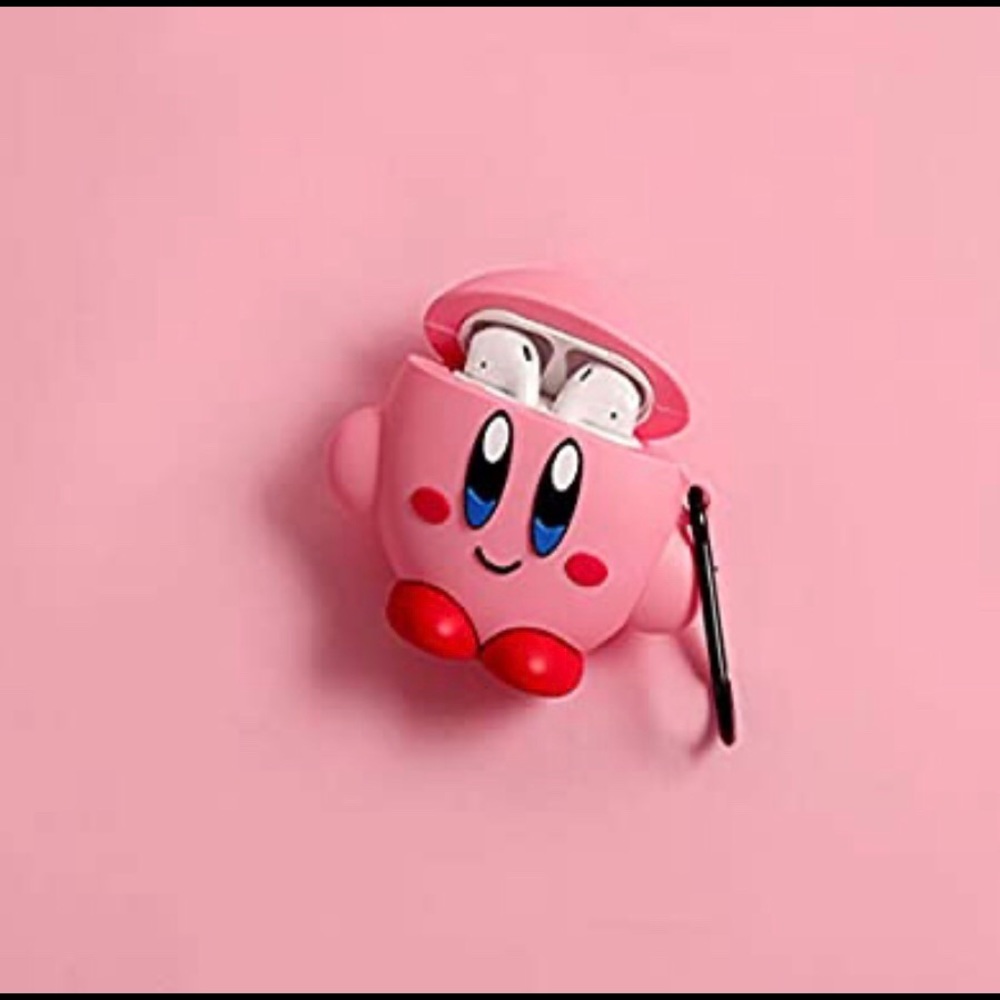 Cute Kirby AirPods 1 Charging Case